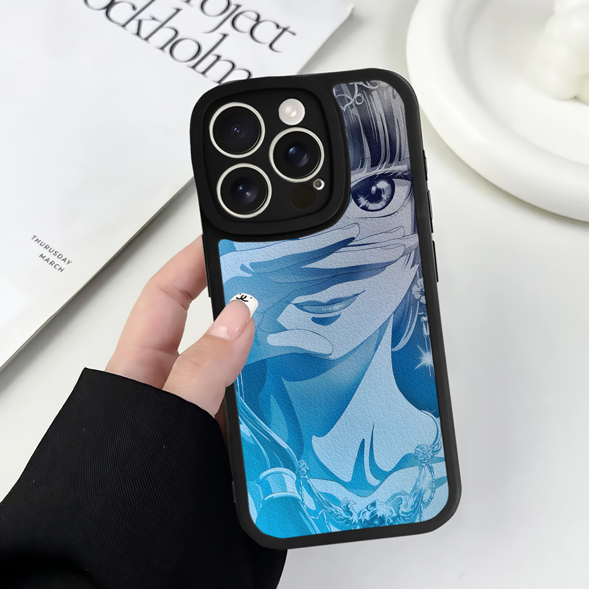 （画像用） 薬屋のひとりごと The Apothecary Diaries 【iPhone 16シリーズ対応】シリコンスマホケース（レザー調） 材質：シリコン